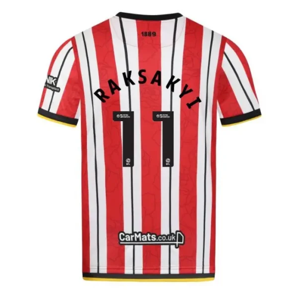 Sheffield United Shirt junior-home-shirt-ss-2425-11-raksakyi-err00368-11 Collection | Top Fan Apparel